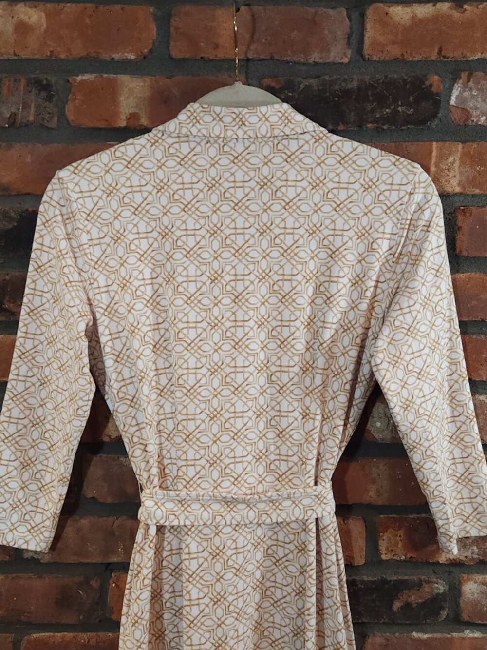 J. McLaughlin Printed Catalina Cloth Shirtdress Quiet Luxury Career Women's XS - Picture 6 of 7